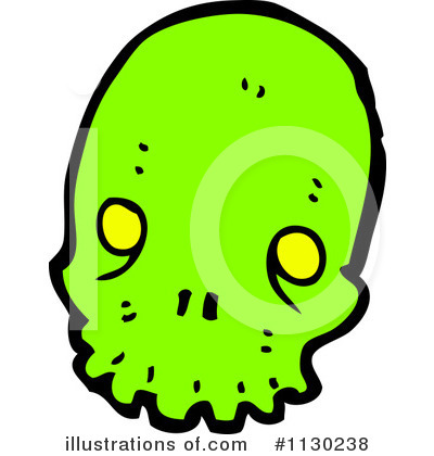 Royalty-Free (RF) Skull Clipart Illustration by lineartestpilot - Stock Sample #1130238