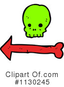 Skull Clipart #1130245 by lineartestpilot