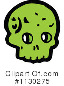 Skull Clipart #1130275 by lineartestpilot
