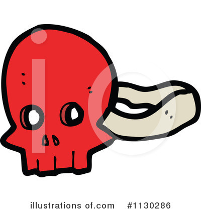 Royalty-Free (RF) Skull Clipart Illustration by lineartestpilot - Stock Sample #1130286
