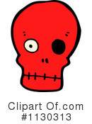 Skull Clipart #1130313 by lineartestpilot