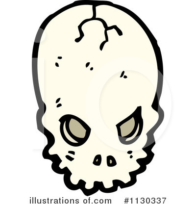 Royalty-Free (RF) Skull Clipart Illustration by lineartestpilot - Stock Sample #1130337