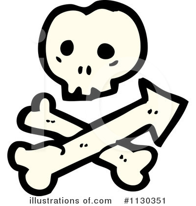 Royalty-Free (RF) Skull Clipart Illustration by lineartestpilot - Stock Sample #1130351