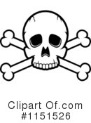 Skull Clipart #1151526 by Cory Thoman