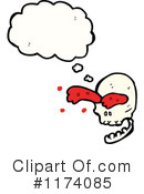 Skull Clipart #1174085 by lineartestpilot