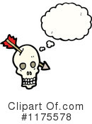 Skull Clipart #1175578 by lineartestpilot