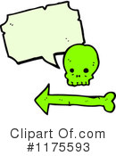 Skull Clipart #1175593 by lineartestpilot