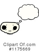 Skull Clipart #1175669 by lineartestpilot
