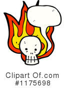 Skull Clipart #1175698 by lineartestpilot