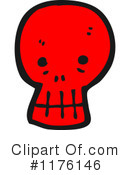 Skull Clipart #1176146 by lineartestpilot