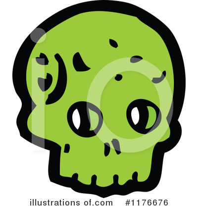 Royalty-Free (RF) Skull Clipart Illustration by lineartestpilot - Stock Sample #1176676
