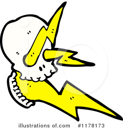 Royalty-Free (RF) Skull Clipart Illustration by lineartestpilot - Stock Sample #1178173