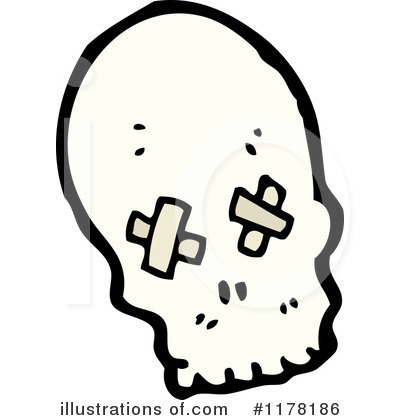 Royalty-Free (RF) Skull Clipart Illustration by lineartestpilot - Stock Sample #1178186