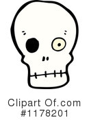 Skull Clipart #1178201 by lineartestpilot