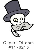 Skull Clipart #1178216 by lineartestpilot