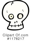 Skull Clipart #1178217 by lineartestpilot