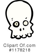 Skull Clipart #1178218 by lineartestpilot