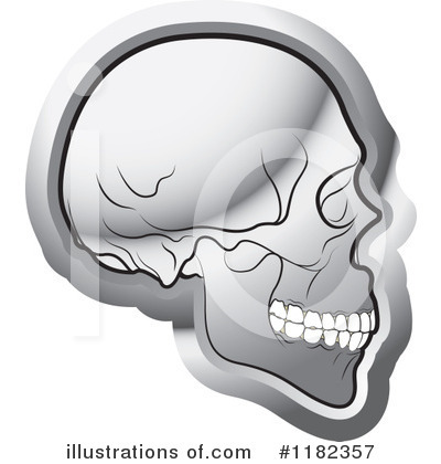 Royalty-Free (RF) Skull Clipart Illustration by Lal Perera - Stock Sample #1182357