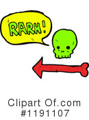 Skull Clipart #1191107 by lineartestpilot