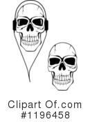 Skull Clipart #1196458 by Vector Tradition SM
