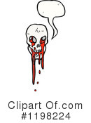 Skull Clipart #1198224 by lineartestpilot