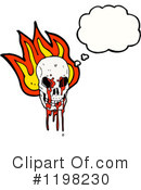 Skull Clipart #1198230 by lineartestpilot
