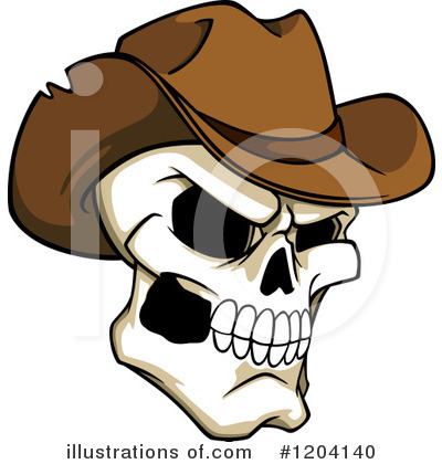 Royalty-Free (RF) Skull Clipart Illustration by Vector Tradition SM - Stock Sample #1204140