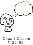 Skull Clipart #1204854 by lineartestpilot