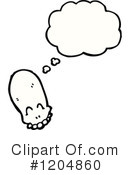 Skull Clipart #1204860 by lineartestpilot