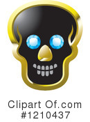 Skull Clipart #1210437 by Lal Perera