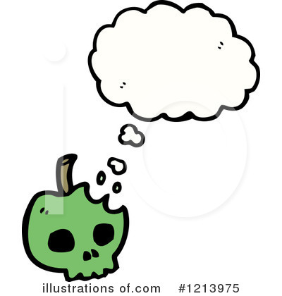 Royalty-Free (RF) Skull Clipart Illustration by lineartestpilot - Stock Sample #1213975