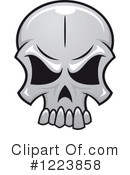 Skull Clipart #1223858 by Vector Tradition SM