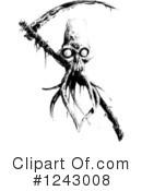 Skull Clipart #1243008 by lineartestpilot
