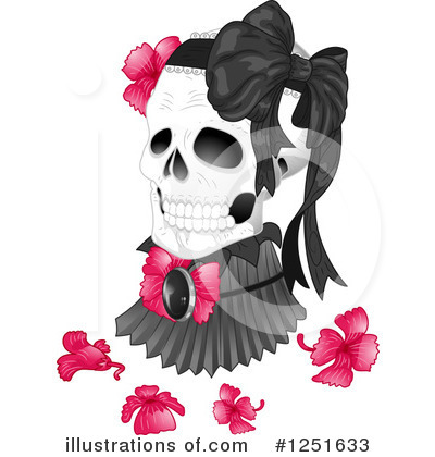 Royalty-Free (RF) Skull Clipart Illustration by BNP Design Studio - Stock Sample #1251633