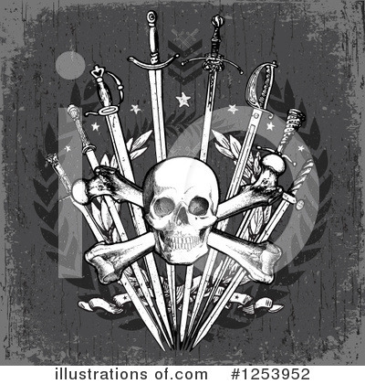 Skull And Crossbones Clipart #1253952 by BestVector