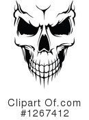 Skull Clipart #1267412 by Vector Tradition SM
