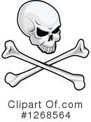Skull Clipart #1268564 by Vector Tradition SM