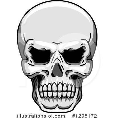 Skull Clipart #1295172 by Vector Tradition SM