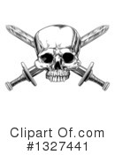 Skull Clipart #1327441 by AtStockIllustration