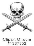 Skull Clipart #1337852 by AtStockIllustration