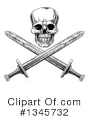 Skull Clipart #1345732 by AtStockIllustration