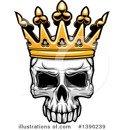 Royalty-Free (RF) Skull Clipart Illustration by Vector Tradition SM - Stock Sample #1390239