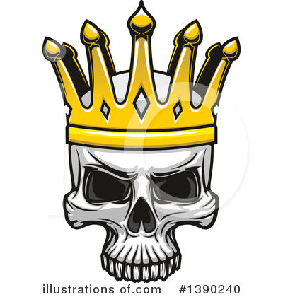 Royalty-Free (RF) Skull Clipart Illustration by Vector Tradition SM - Stock Sample #1390240