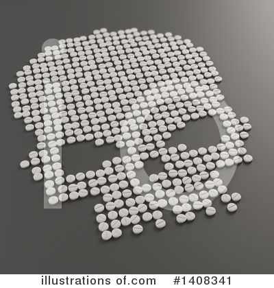 Royalty-Free (RF) Skull Clipart Illustration by Mopic - Stock Sample #1408341
