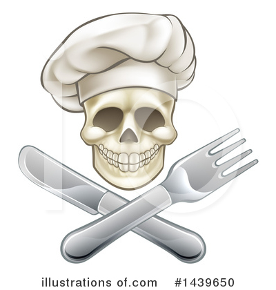 Royalty-Free (RF) Skull Clipart Illustration by AtStockIllustration - Stock Sample #1439650