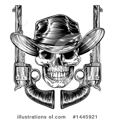 Royalty-Free (RF) Skull Clipart Illustration by AtStockIllustration - Stock Sample #1445921