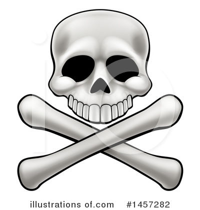 Royalty-Free (RF) Skull Clipart Illustration by AtStockIllustration - Stock Sample #1457282