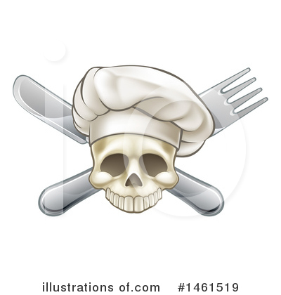 Royalty-Free (RF) Skull Clipart Illustration by AtStockIllustration - Stock Sample #1461519