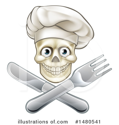 Royalty-Free (RF) Skull Clipart Illustration by AtStockIllustration - Stock Sample #1480541