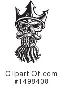 Skull Clipart #1498408 by patrimonio